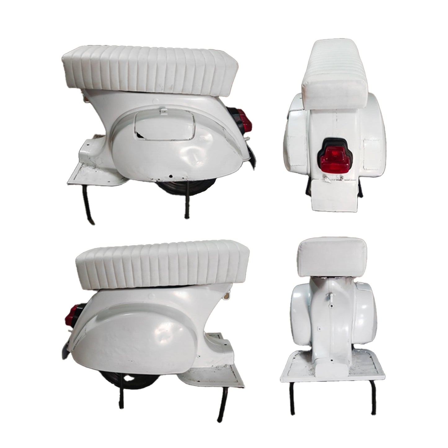 25CXI506-WH - White Scooter Stool