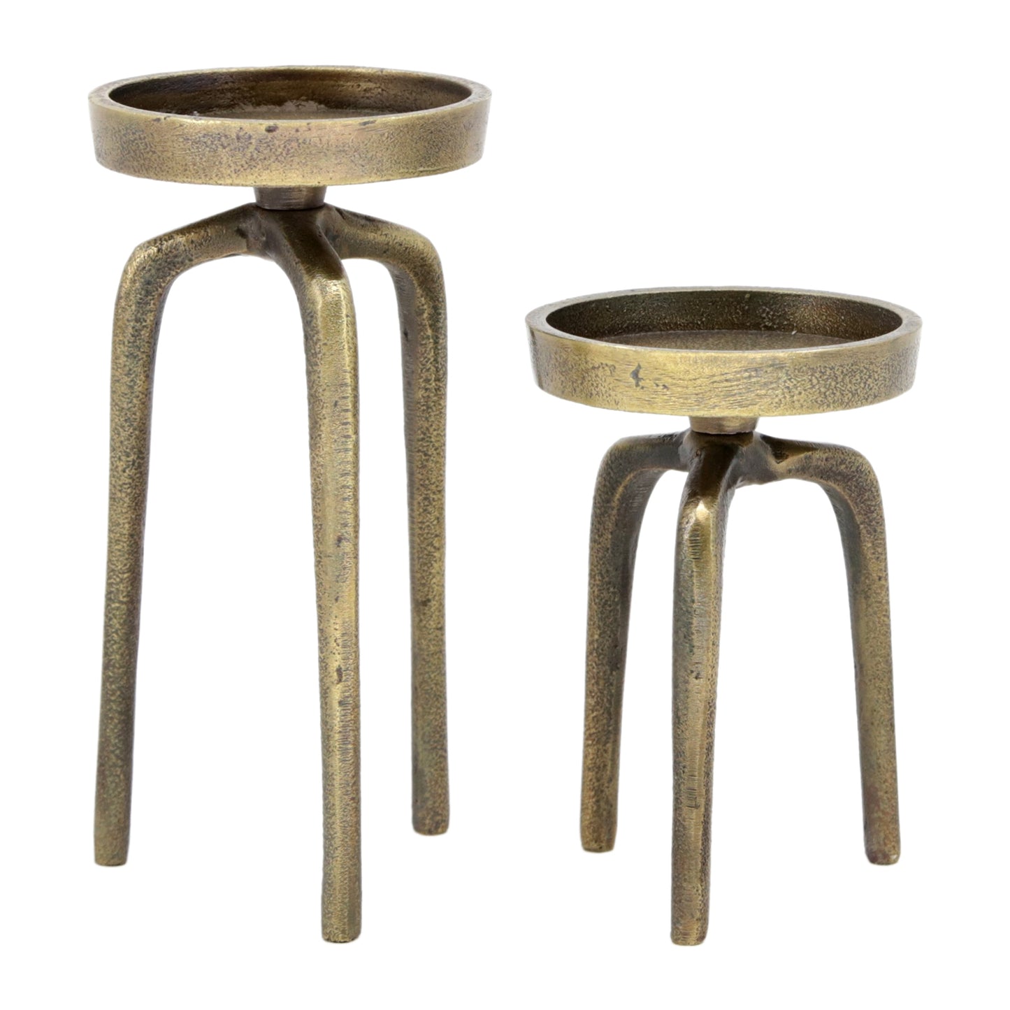 25MXI543-2S - Set of 2 Metal Votive Holders on Stands