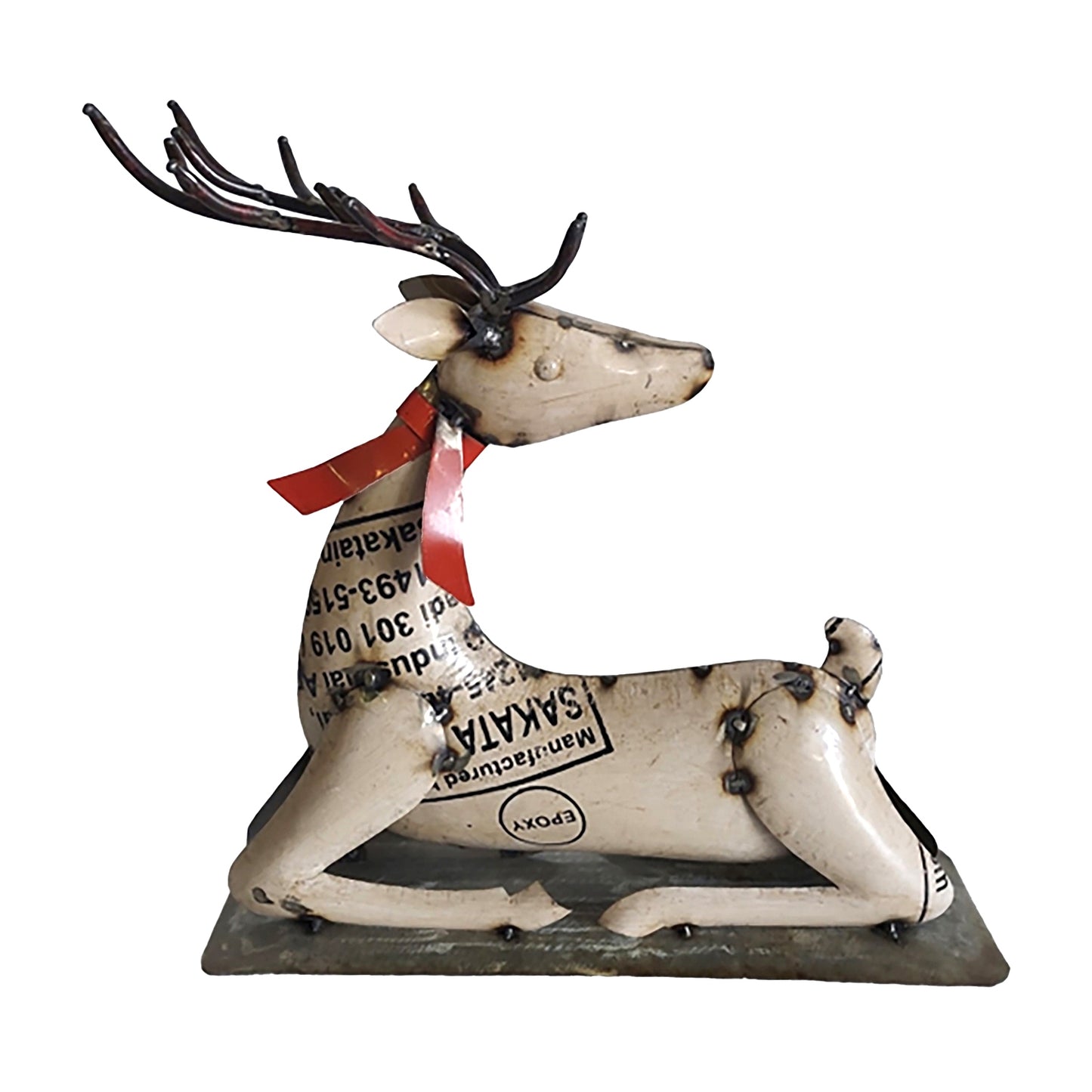 25MXI565 - "Vixen" Recycled Metal Cream Reindeer