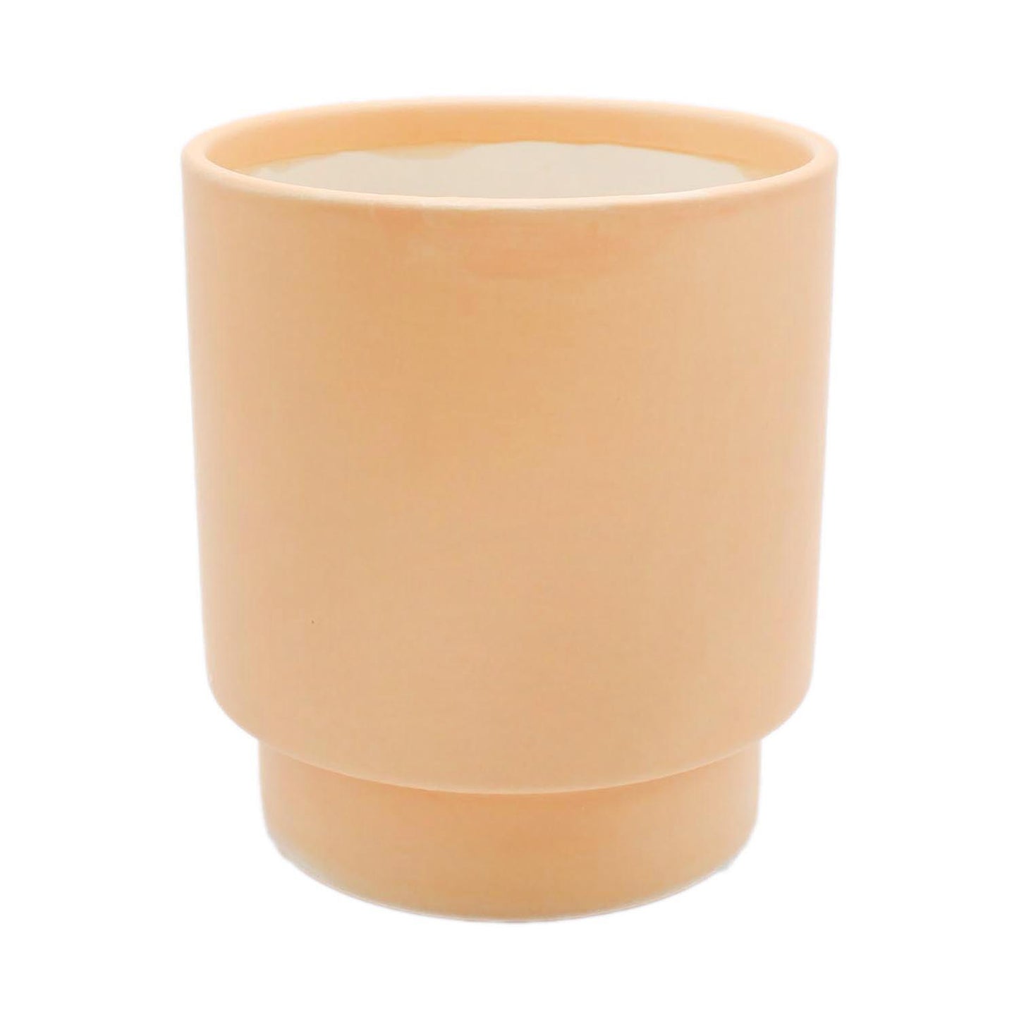 25PAF015 - 5 inch Peach Porcelain Planter