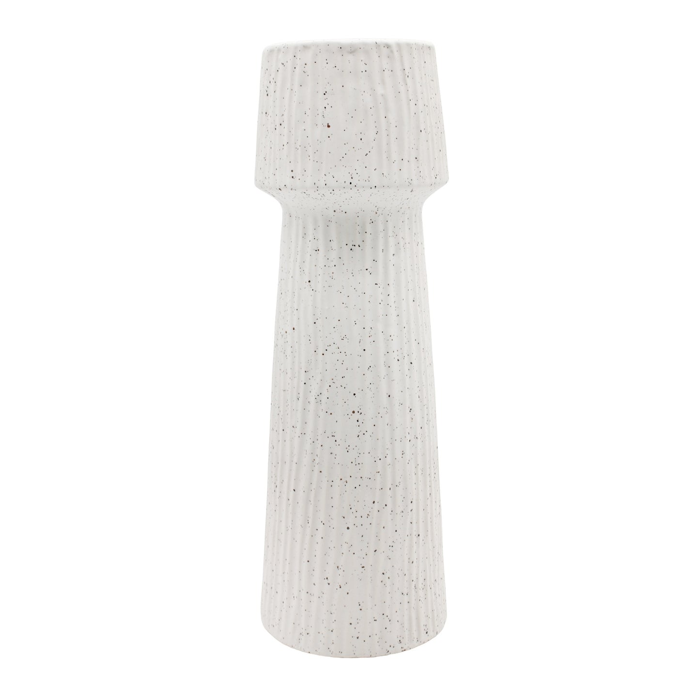 25PAF048 - Tall Capped Textured Vase