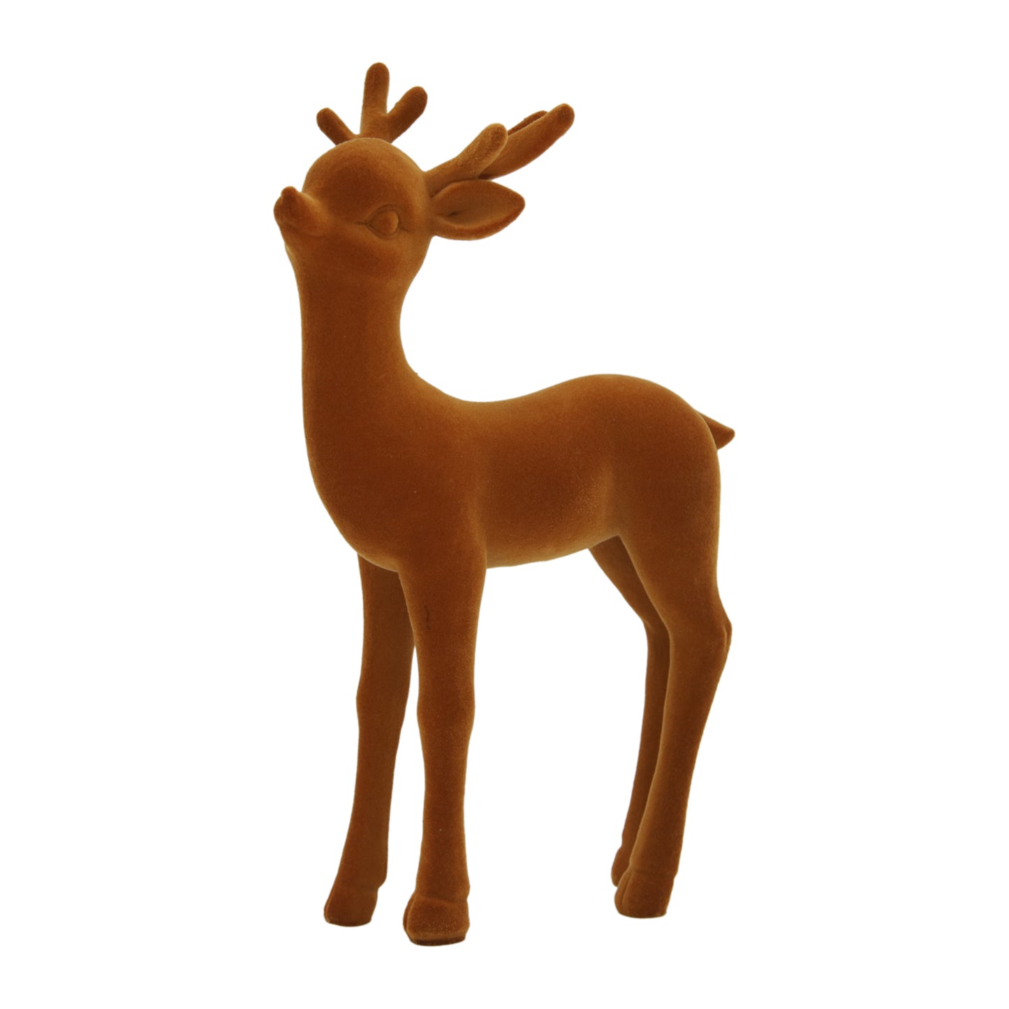 25PXF927 - Standing Yellow Ochre Porcelain Deer