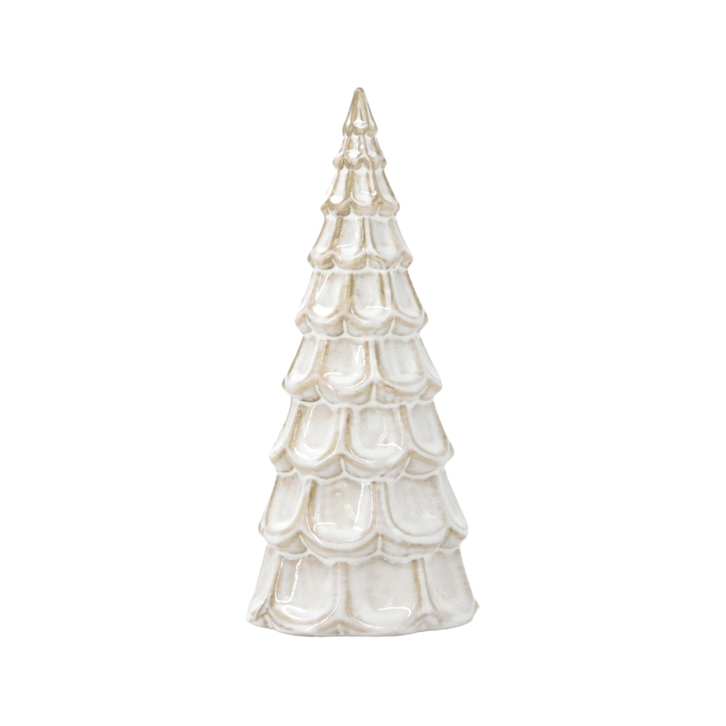25RXF918 - Short Porcelain Distressed White Tree