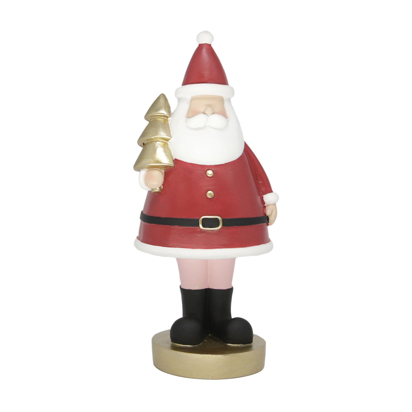 25RXF940 - Santa Stand with Gold Tree