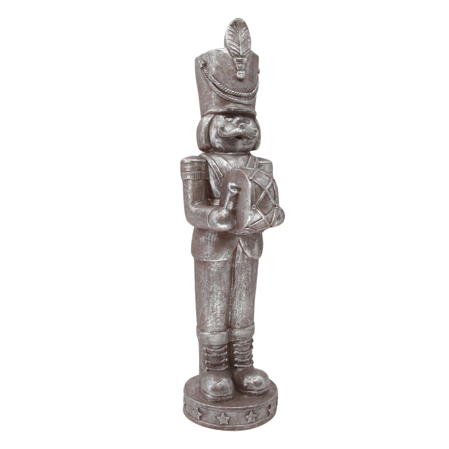 25RXF970 - Large Iron Gray Resin Nutcracker