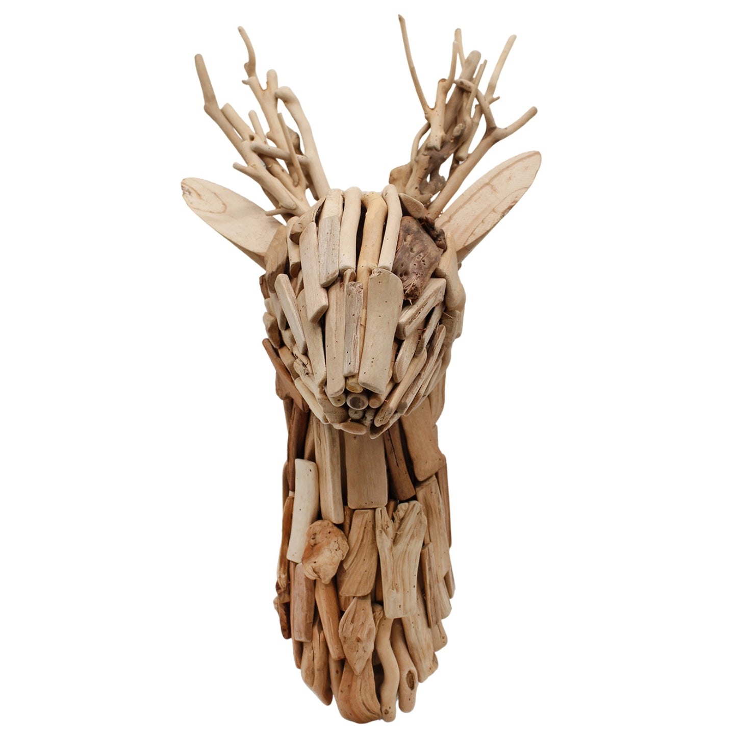 25WXF105 - Natural Twig Deer Head