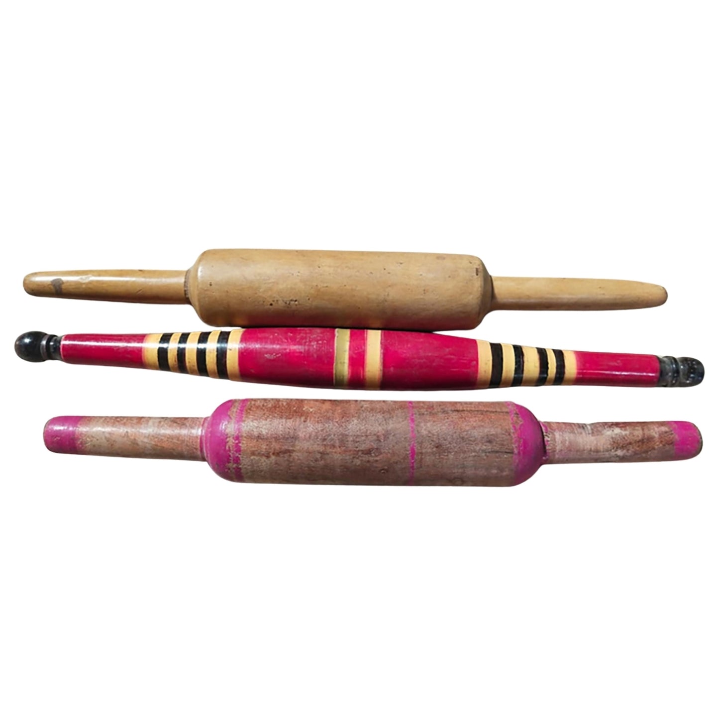 25WXI509-A - 24 Assorted Reclaimed Wood Rolling Pins