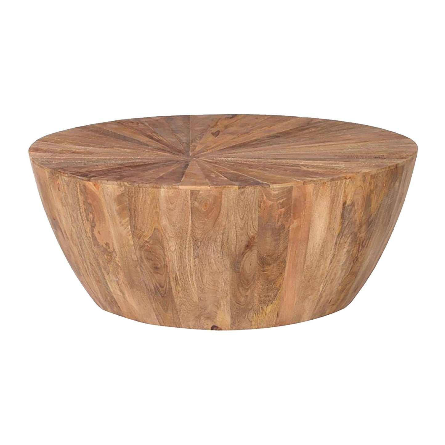 25WXI553 - Mango Wood Round Coffee Table