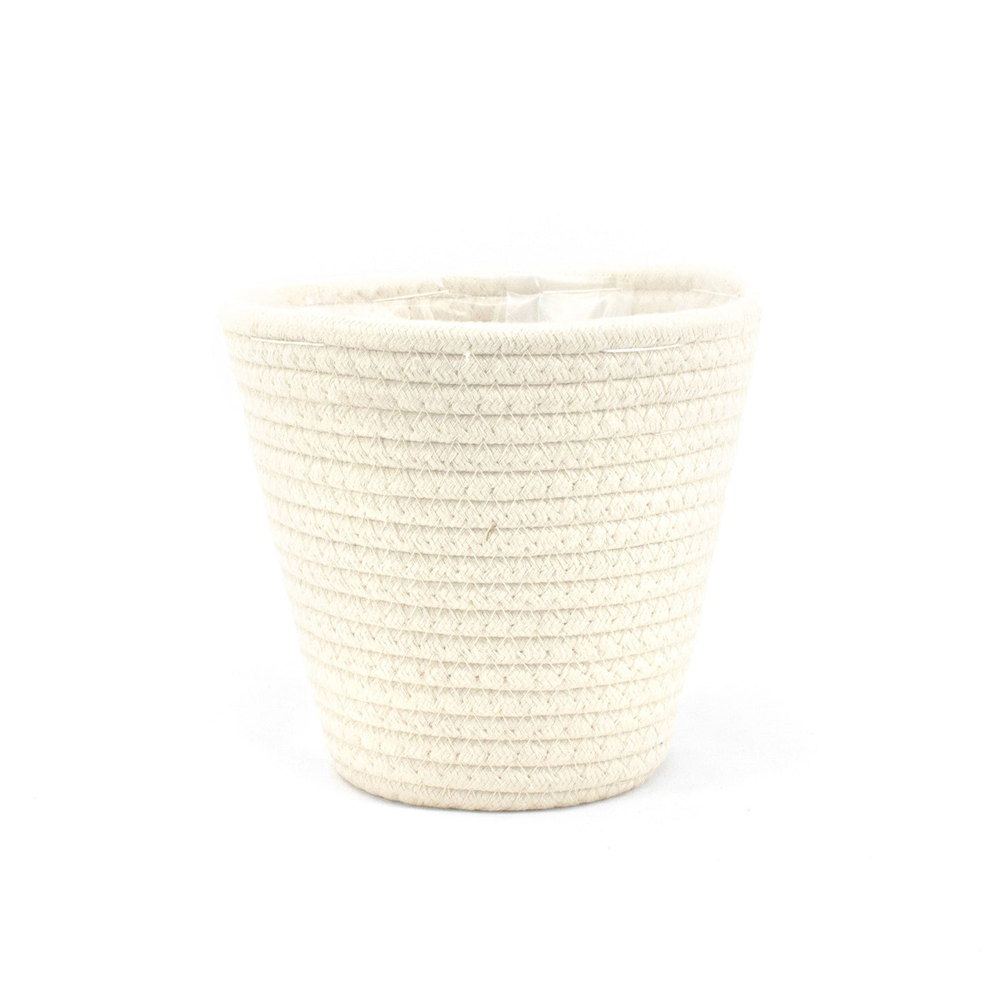 BAQ41039 - White Woven Planter
