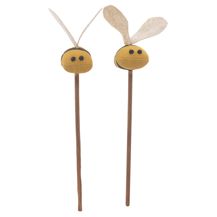 DAQ11209-2S - Set of 2 Bee on a Stick