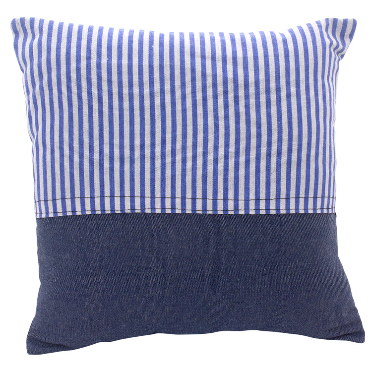 DAQ11222 - Light Blue Striped Pillow