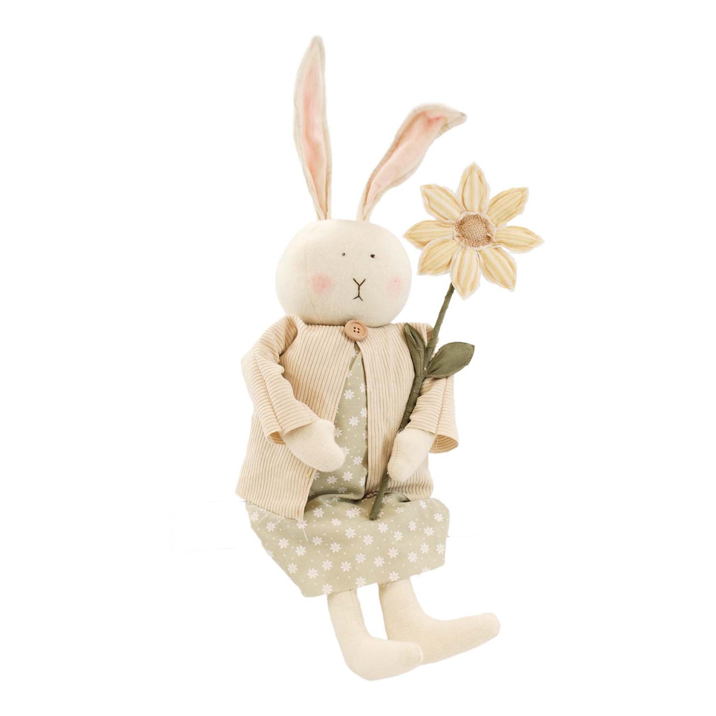DAQ57219 - Plush Rabbit with Sunflower