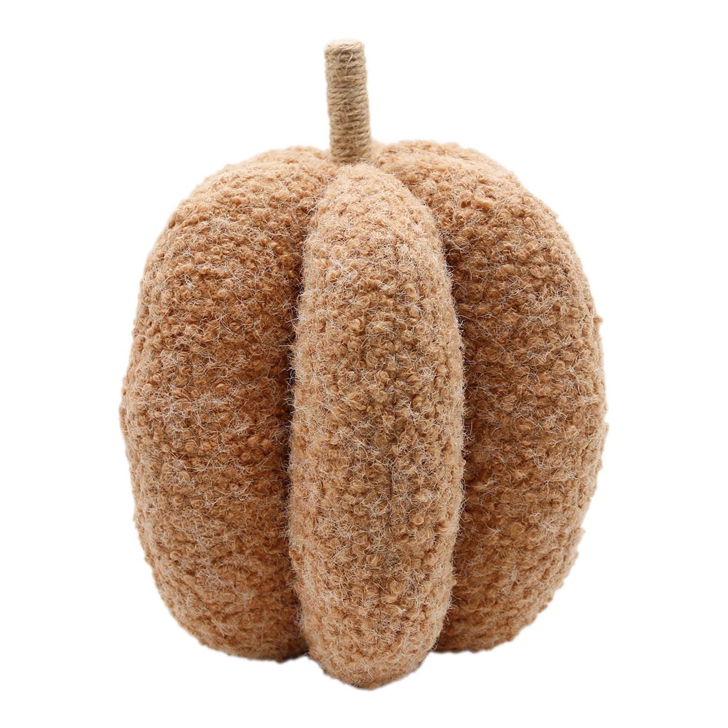 DFQ58273 - Tan Fuzzy Plush Pumpkin