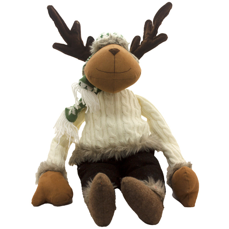 DXF13959 - White Sweater Moose