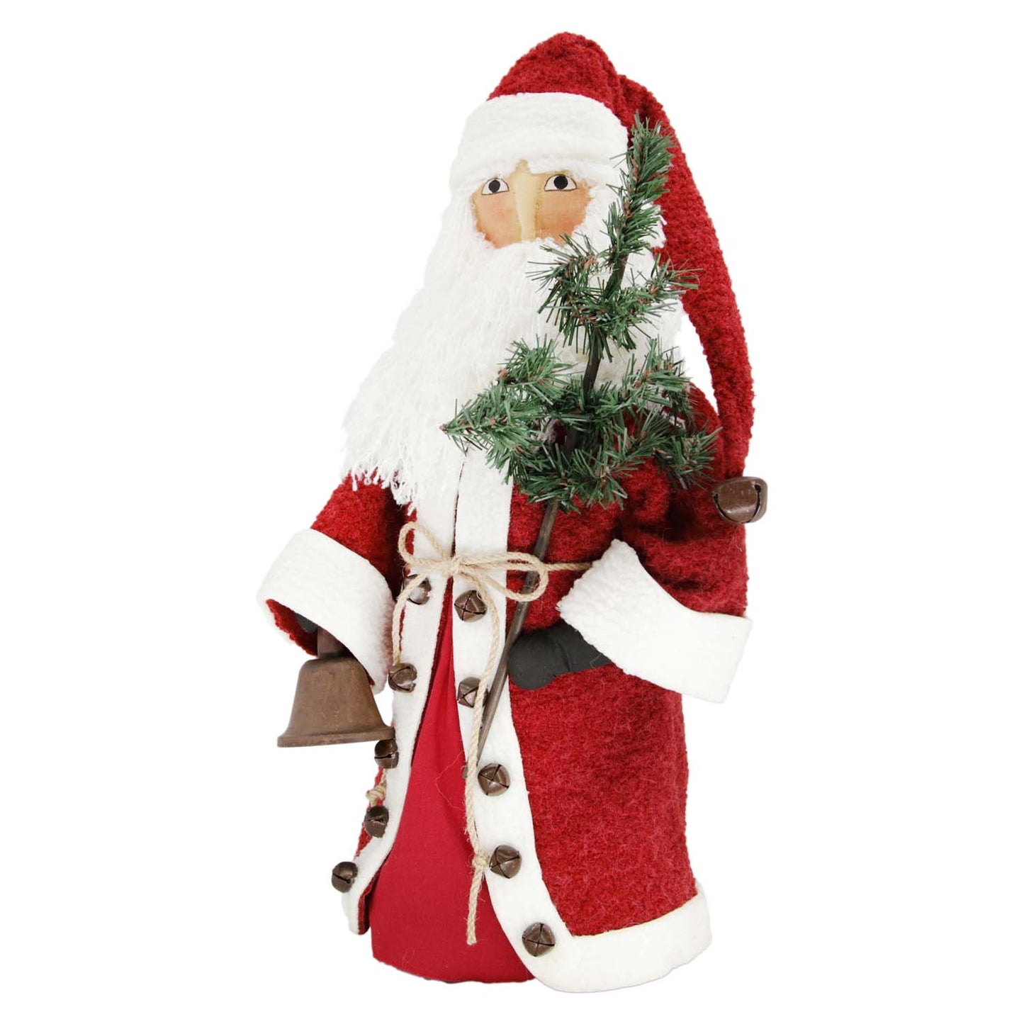 DXQ59329 - Red Coat Plush Santa with Tree