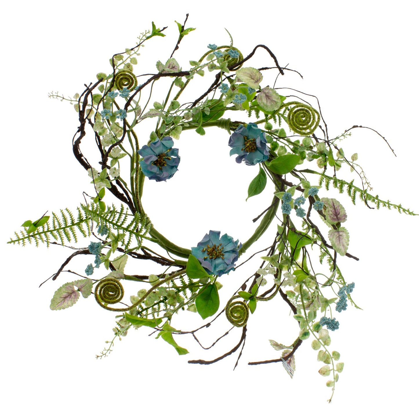 FA74333CLL - Blue Flower and Fern Lg. C