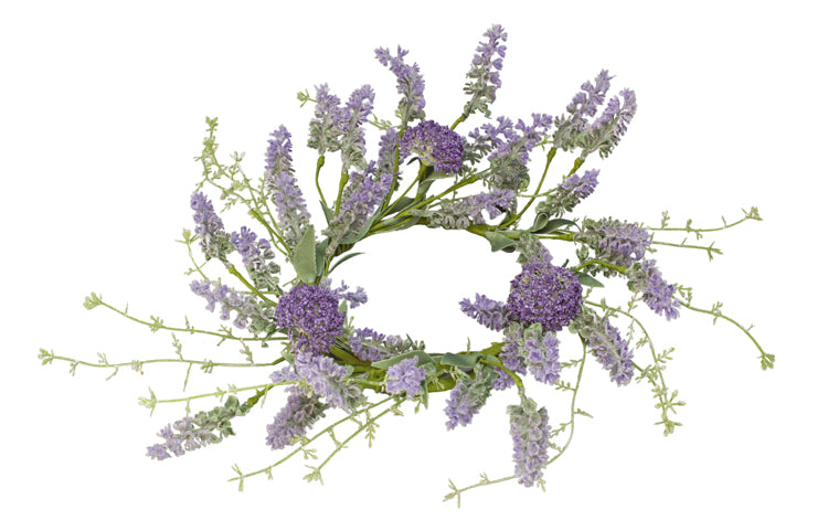FAQ24610CLL - Lavender Herb Large Candle Ring
