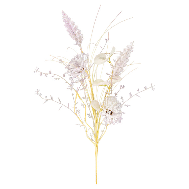 FAQ34821B - Daisy and White Lavender Pick