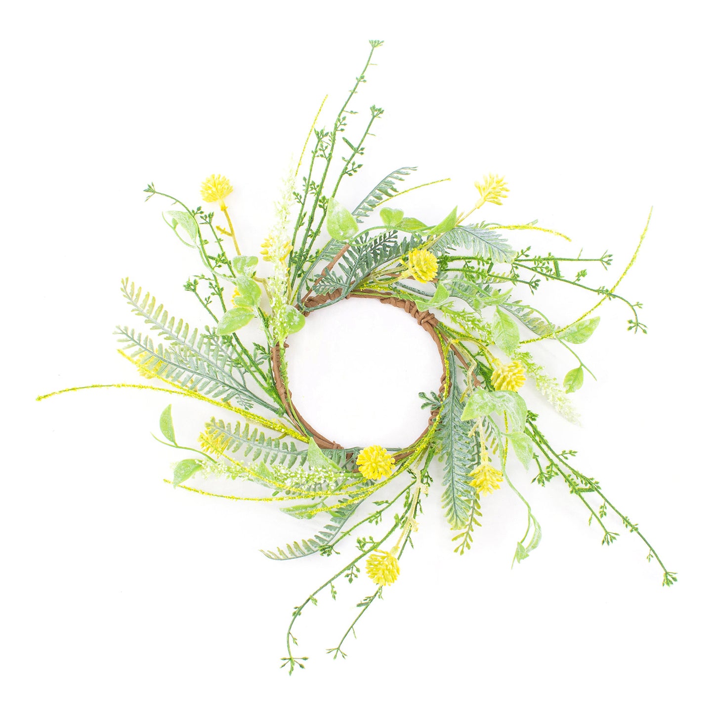 FAQ41700CL - Yellow Wattle Candle Ring