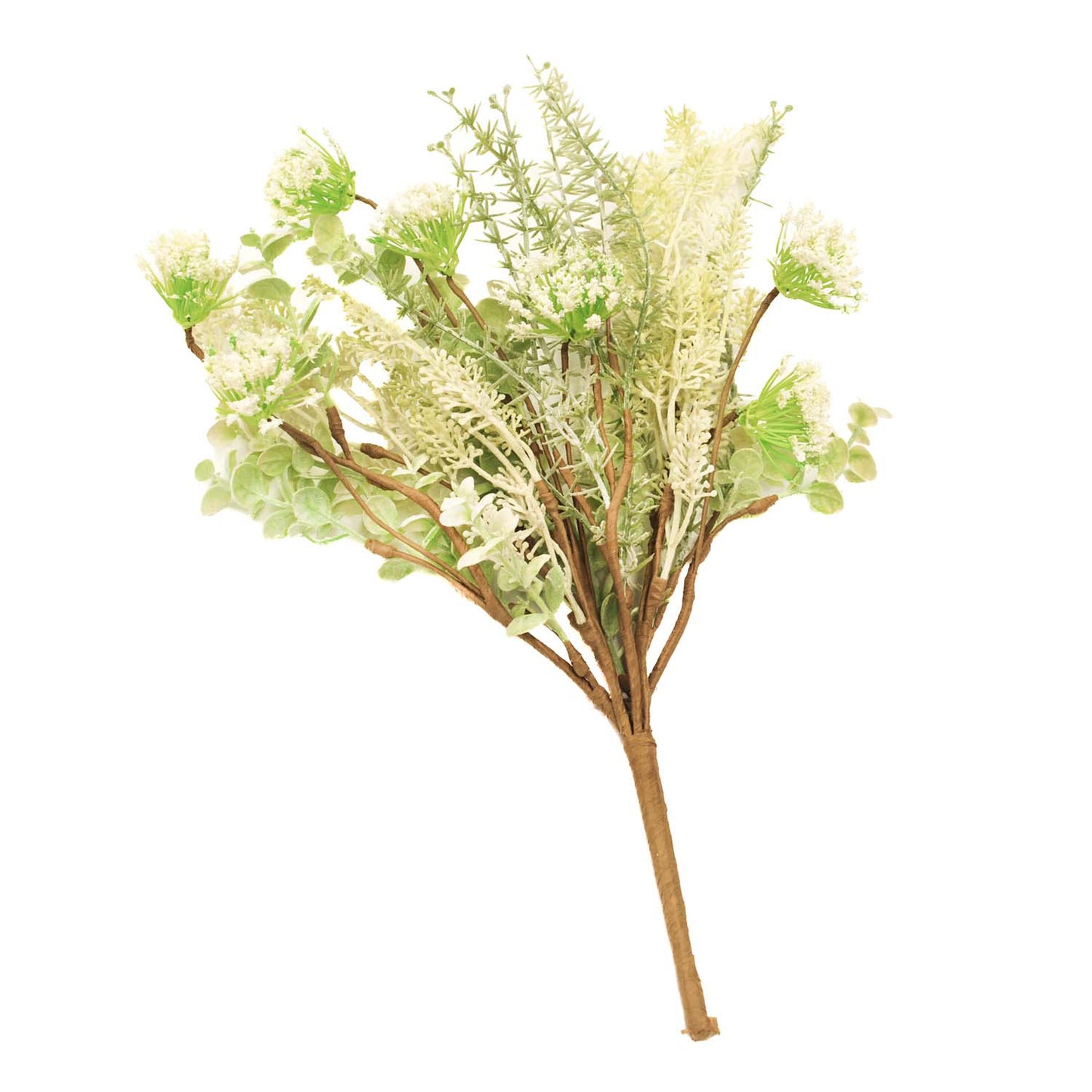 FAQ57614-B - Green Flower and Fern Pick