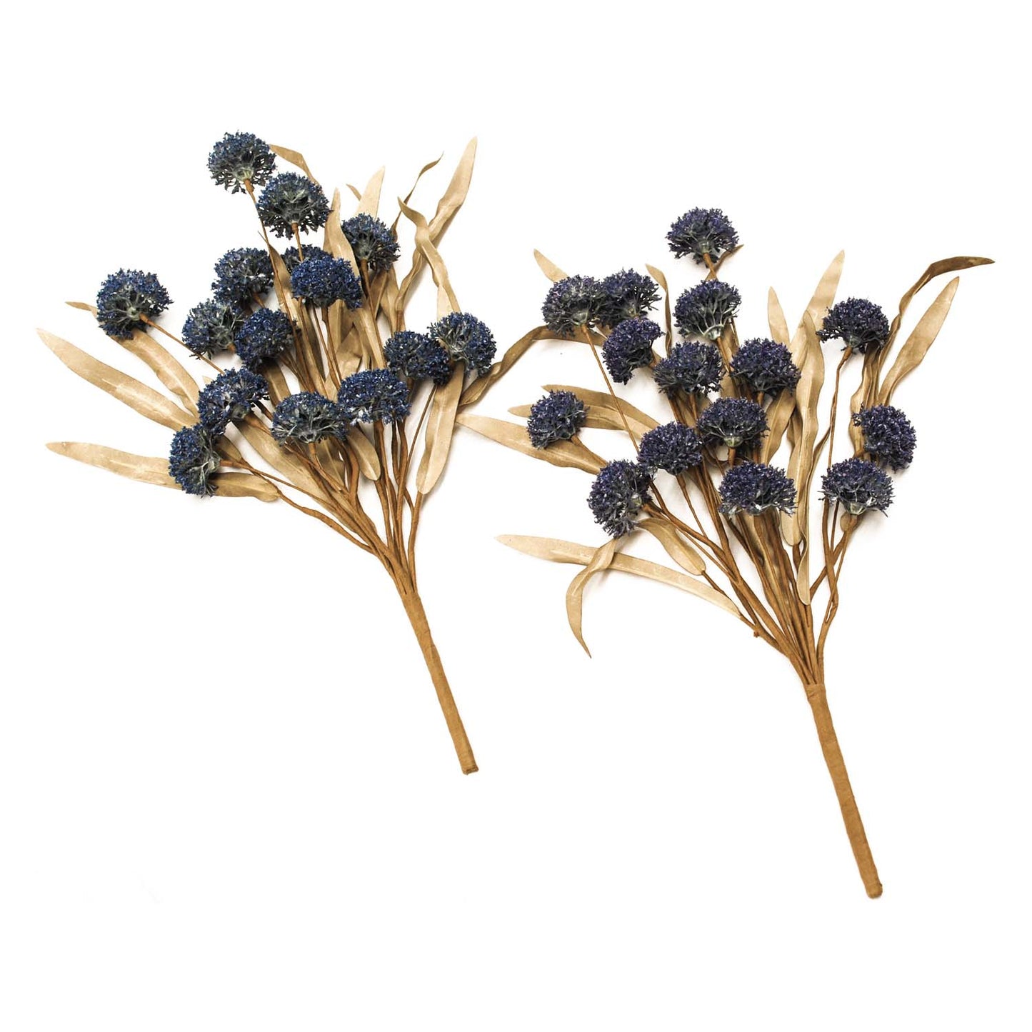 FAQ57811B-2A - 2 Assorted Indigo Pom Pom Picks