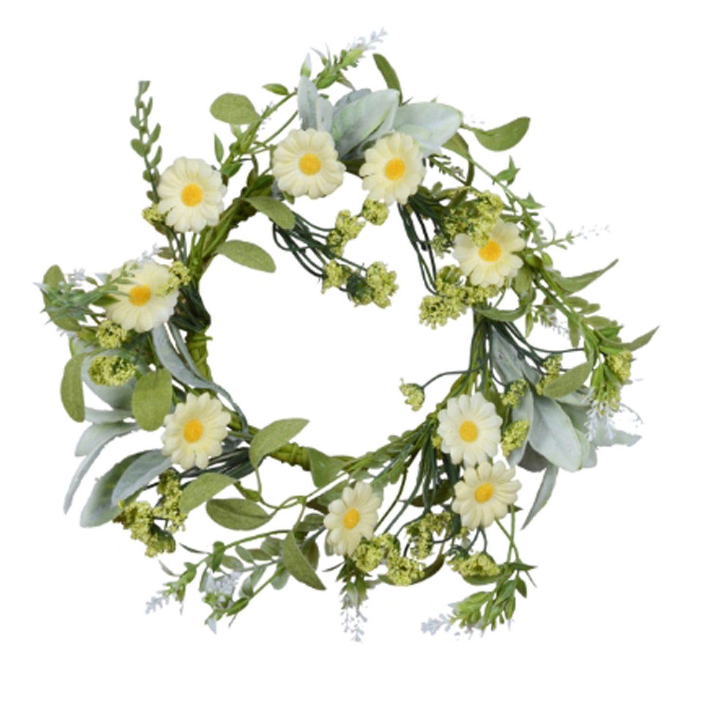 FAQ57846-6 - Daisy and Eucalyptus Large Ring
