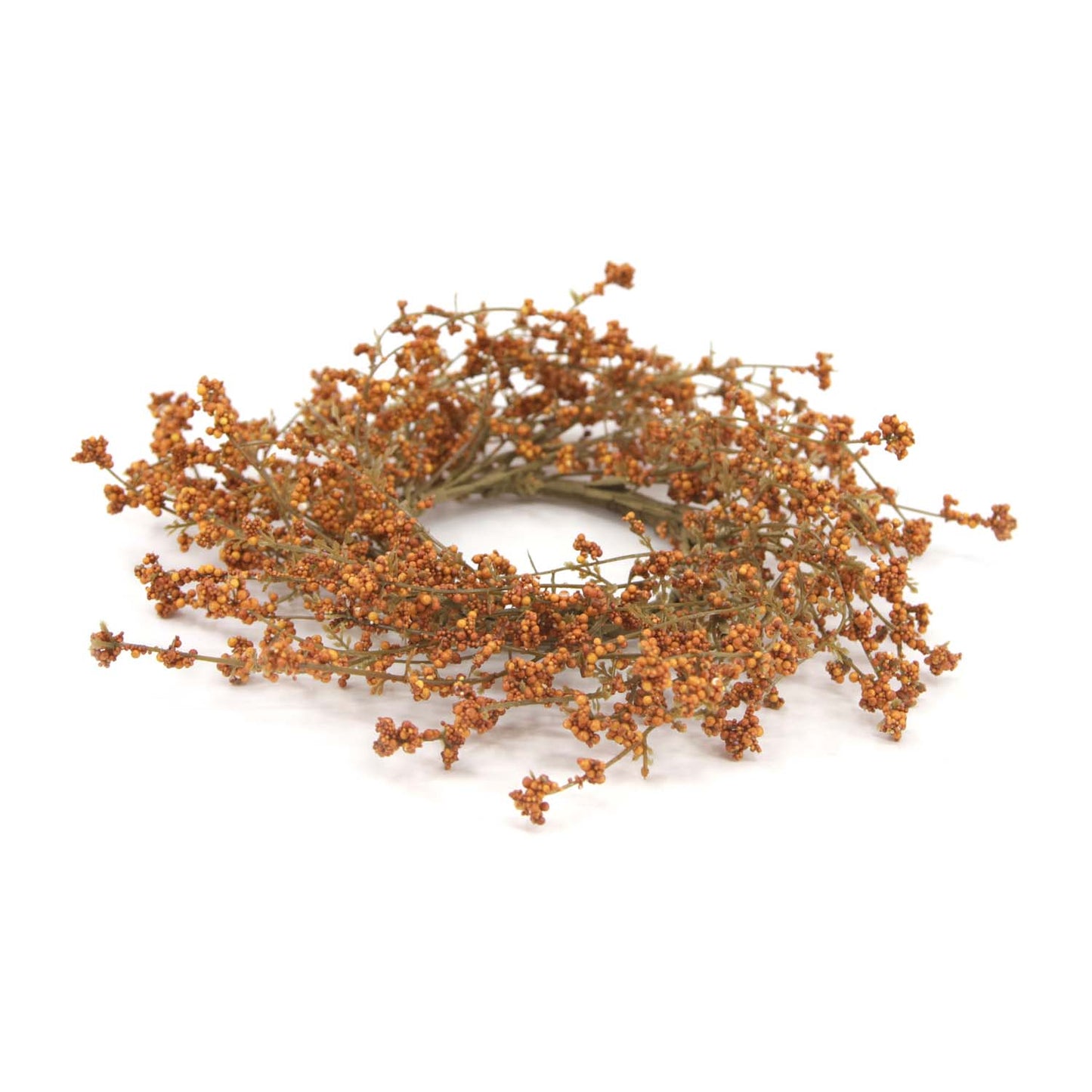 FAQ57850-4 - Orange Cluster Berry Candle Ring