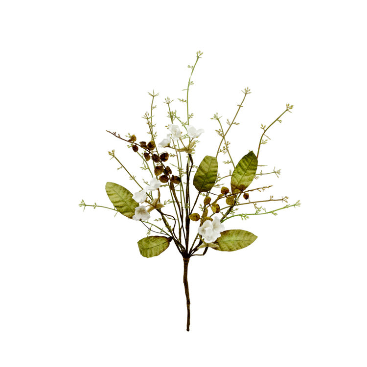 FAQ94611B - White Floral Pick