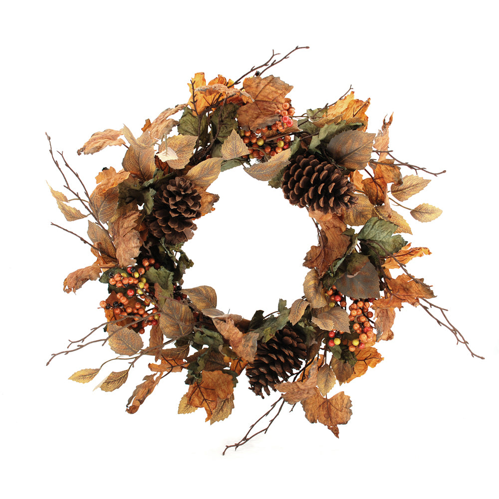 FFD42273W - Maple, Beech, and Oak Wreath