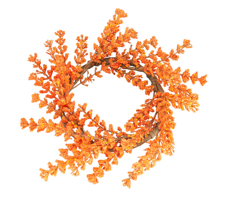 FFQ25689CL - Orange Sallowthorn Candle Ring