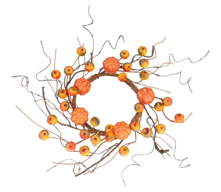 FFQ25728CL - Orange Pumpkin Berry Candle Ring