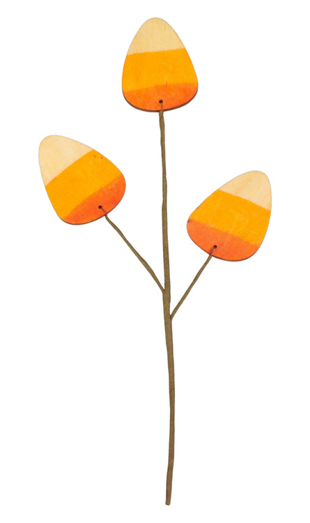 FFQ25794B-12 - Wood Candy Corn Pick