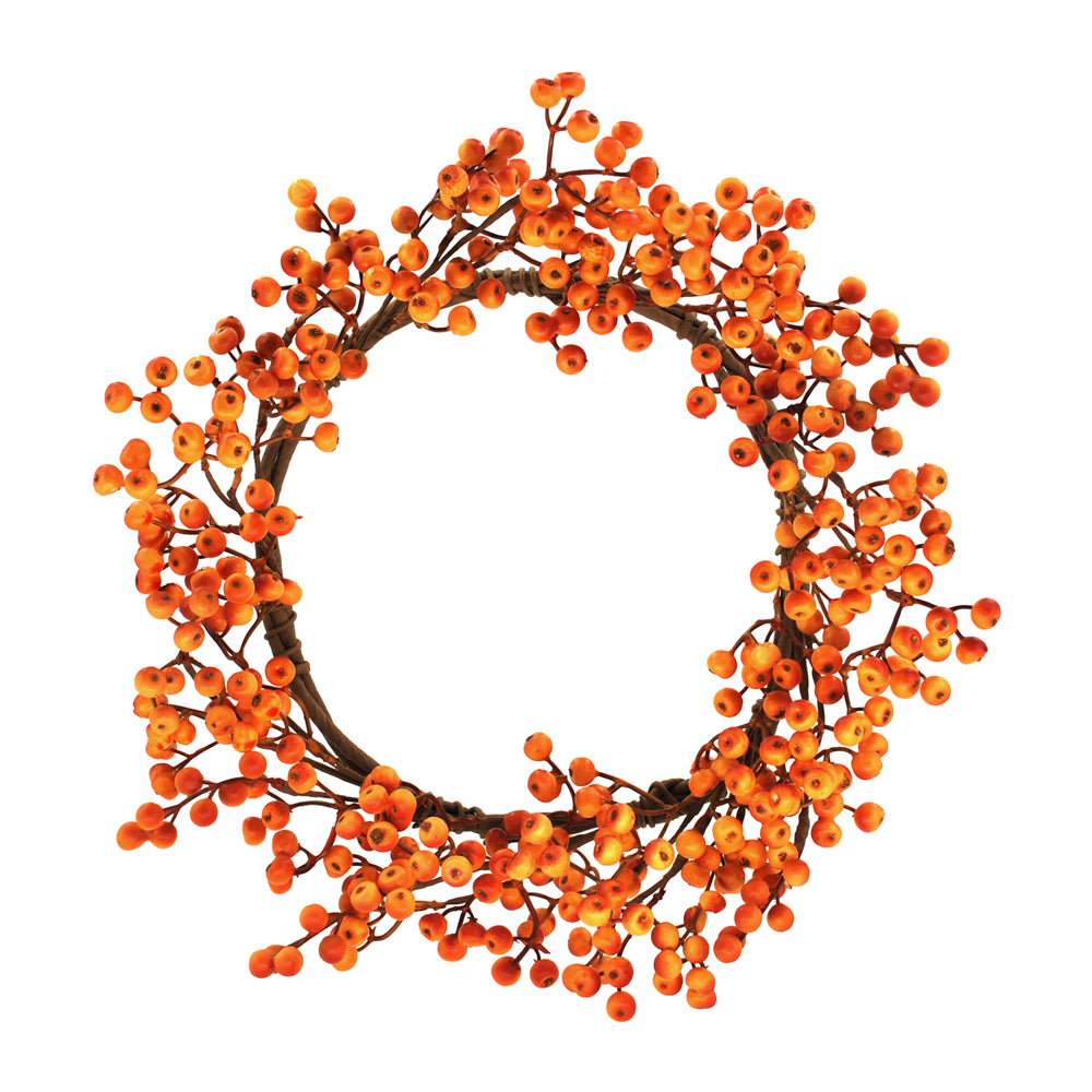 FFQ42852W - Orange Berry Wreath