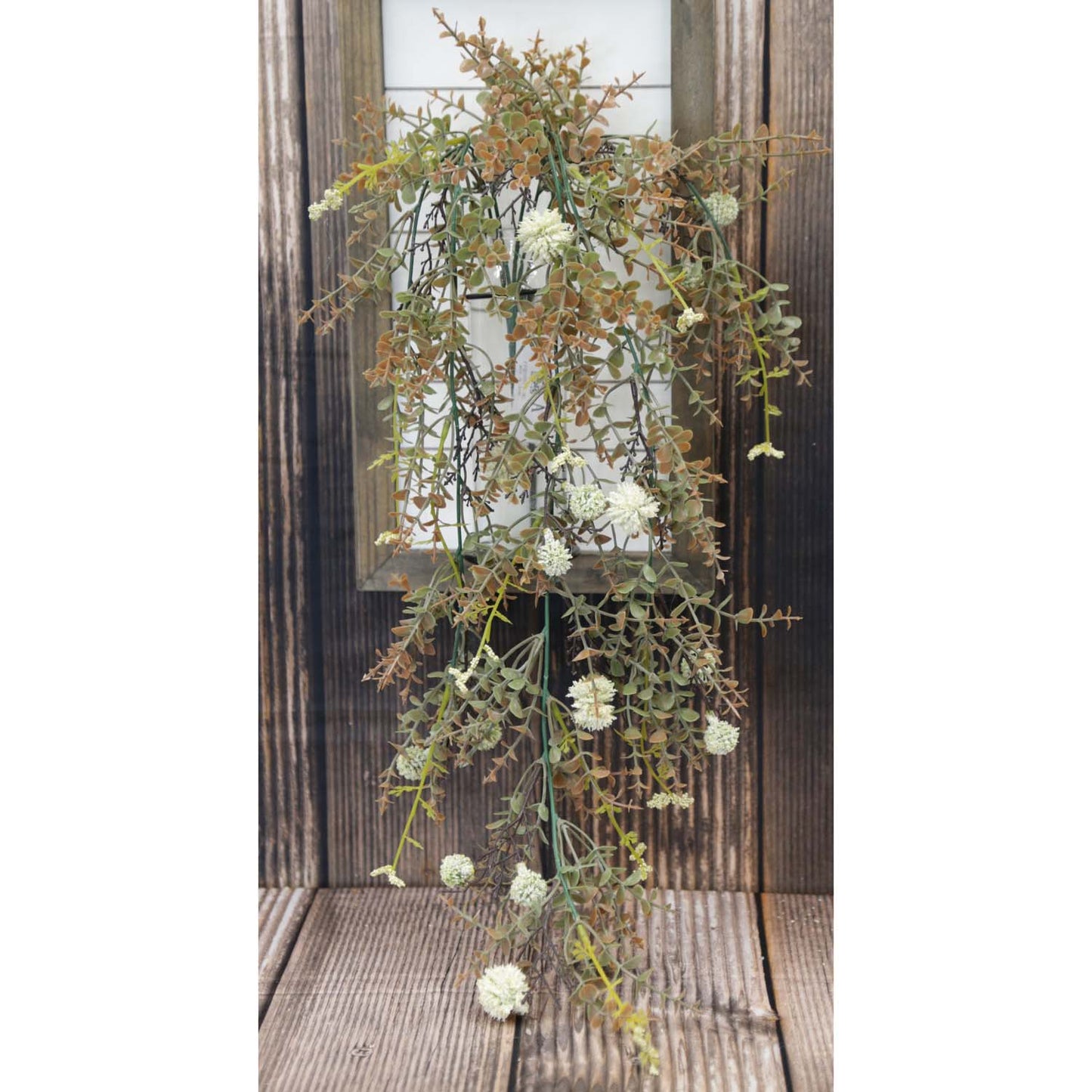 FFQ58871-DG - Cream Pincushion Dripping Garland
