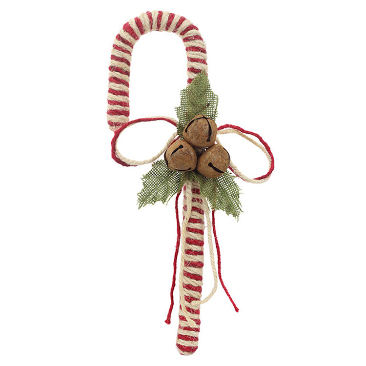 FX69509BU - Large Burgundy Candy Cane