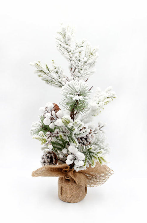 FXD26326T - Flocked Berry Pine Tree