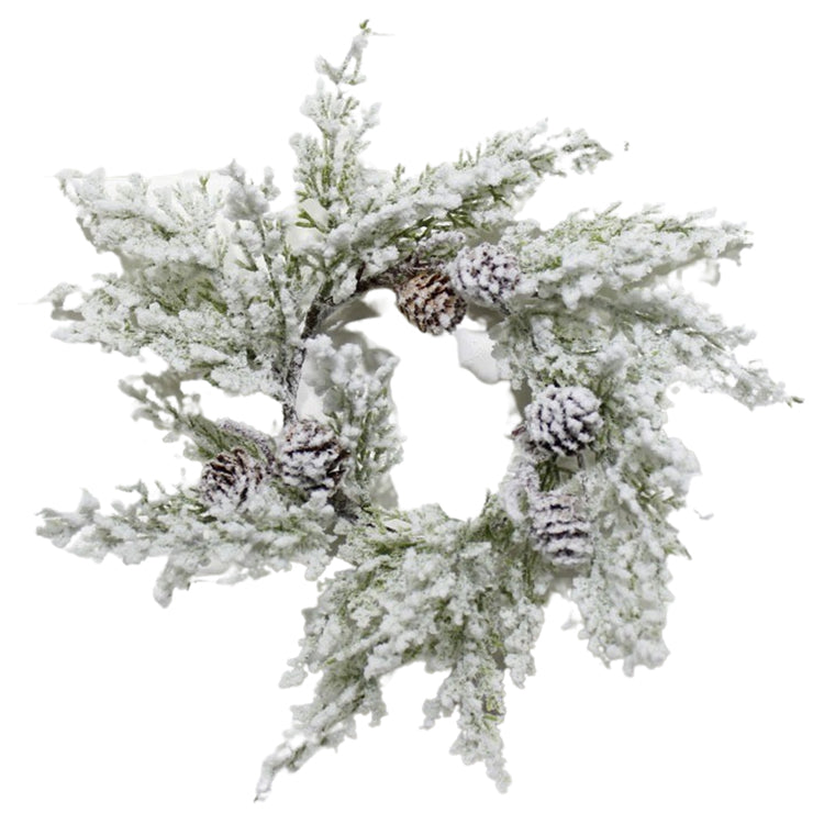 FXD39119CL - Snowy Candle Ring