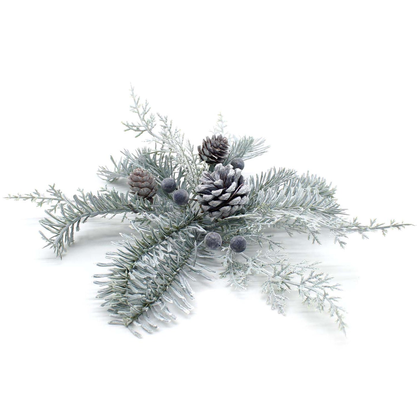 FXD59345-ORB - Frosted Blueberry and Pinecone Orb