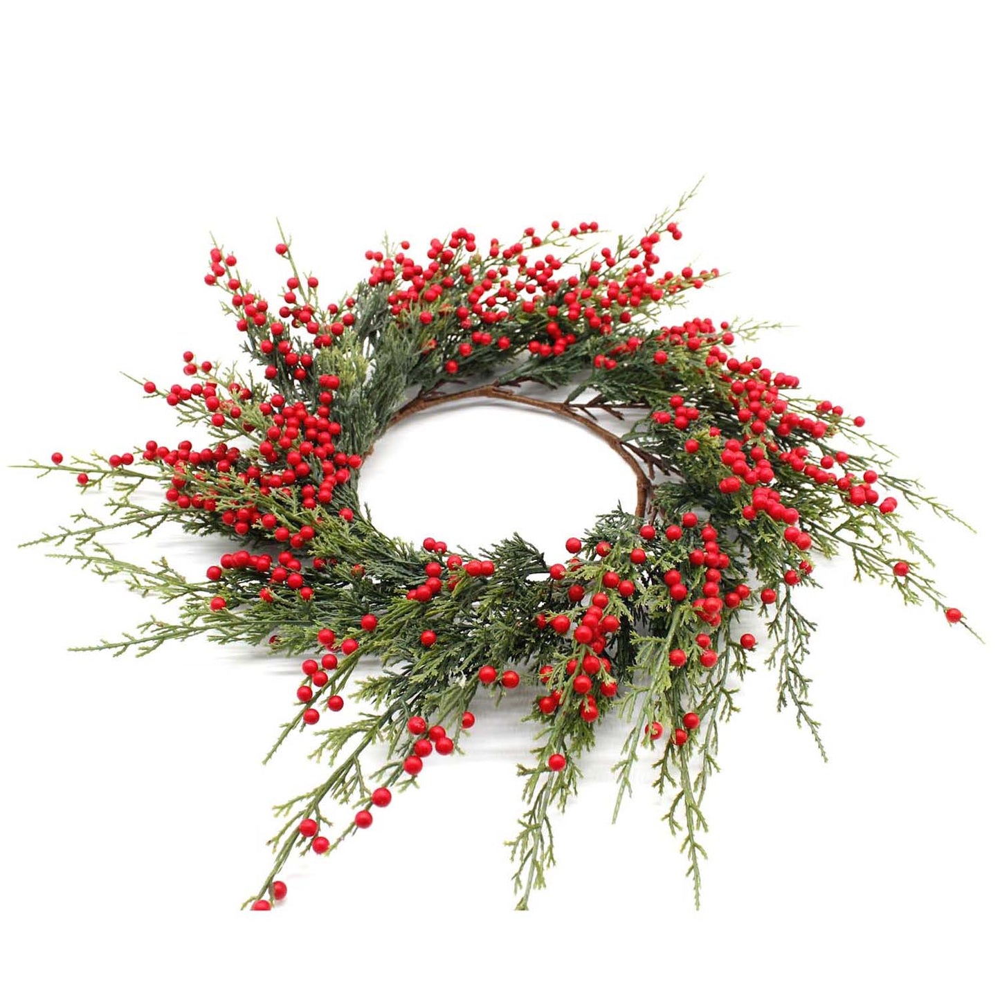 FXD59347-6 - Red Berry and Cedar Large Ring