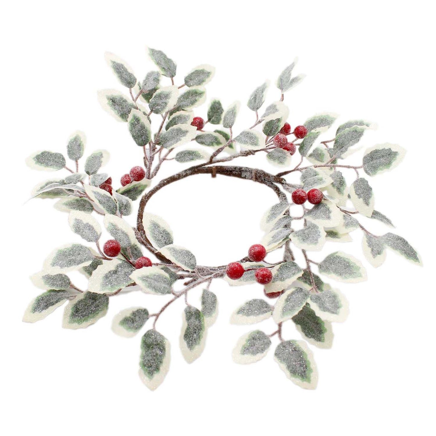 FXD59352-4 - Holly Leaf Candle Ring