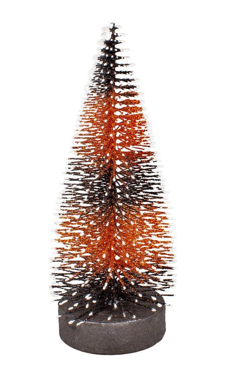 FXQ26801SM - Short Orange and Black Bottlebrush Tree
