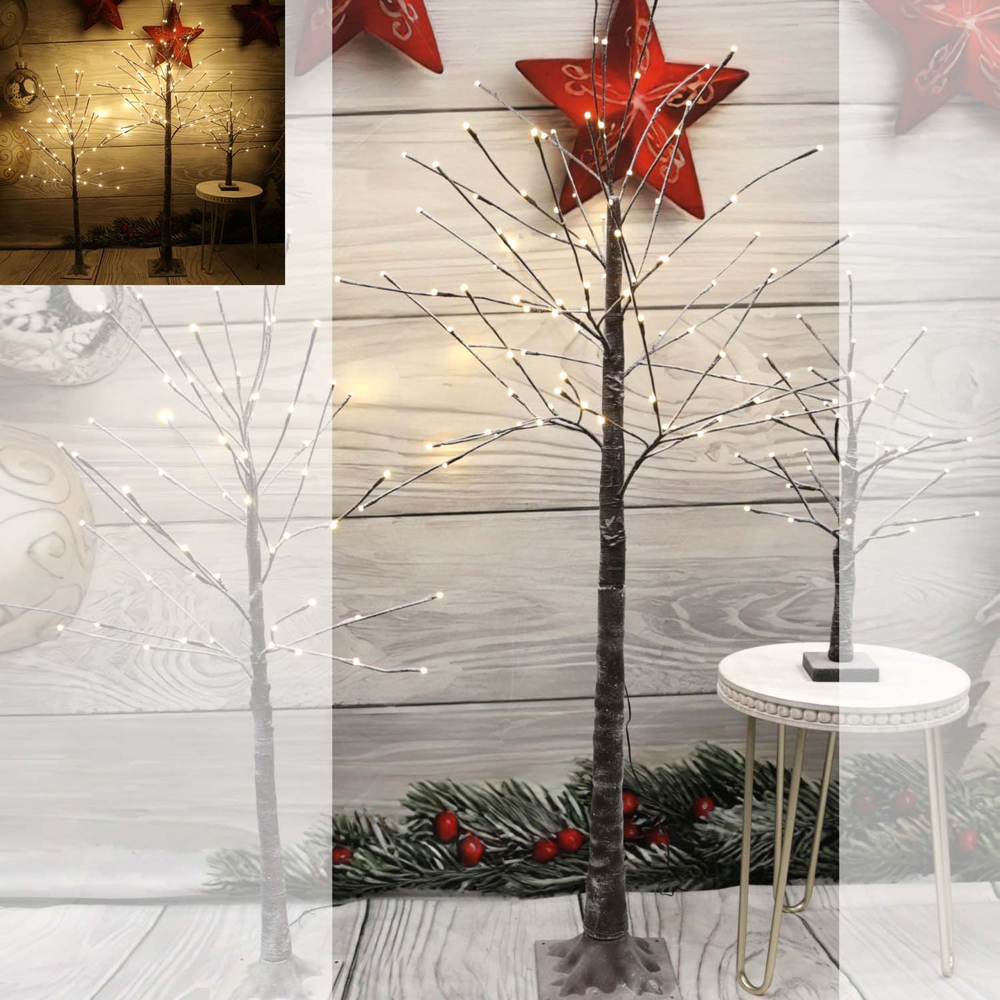 FXS59690 - Large Lighted Twig Tree
