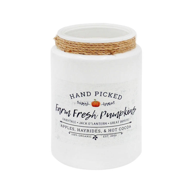 GFS25244 - Farm Fresh Pumpkins Glass Jar