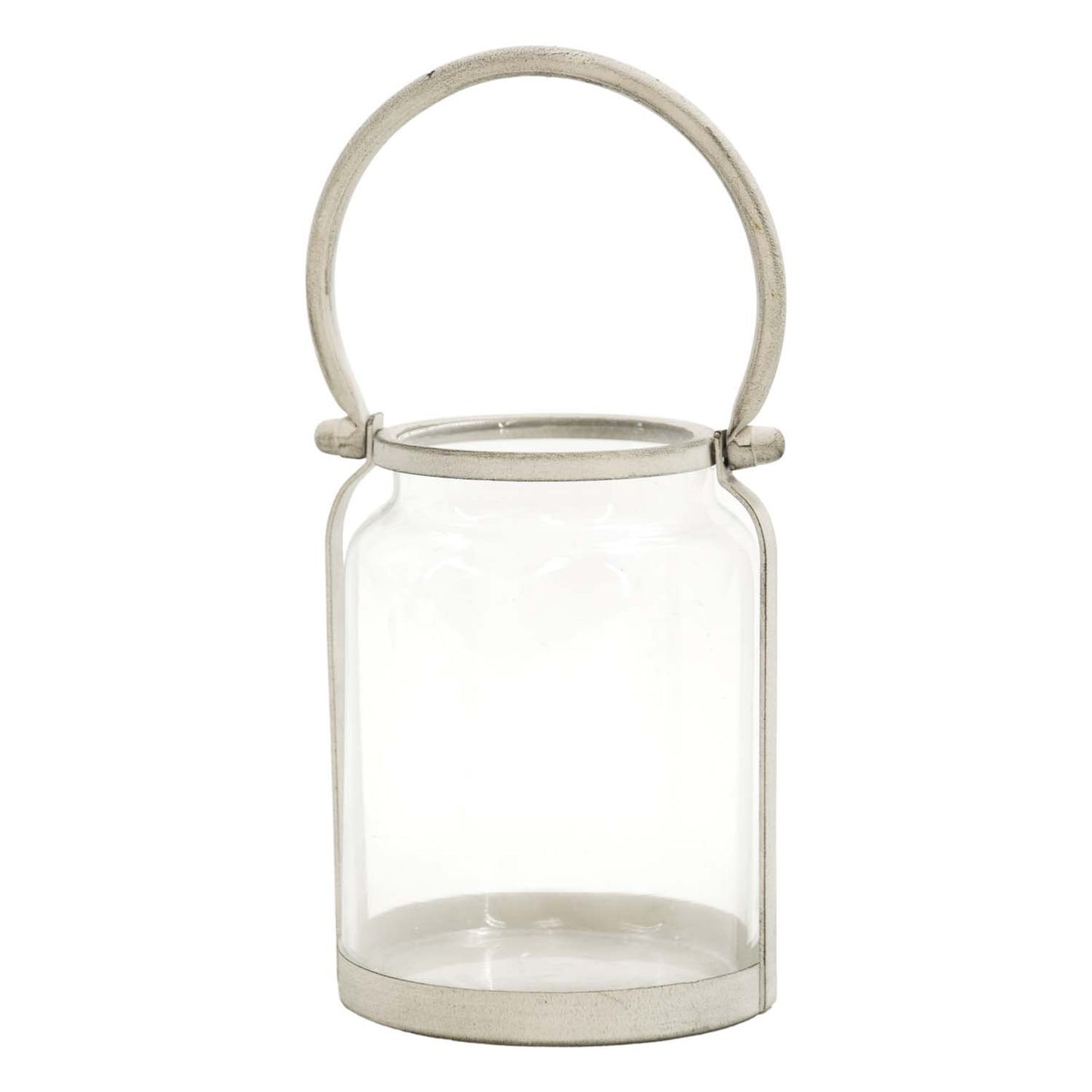 GXF43661 - Large Glass Jar with White Handle