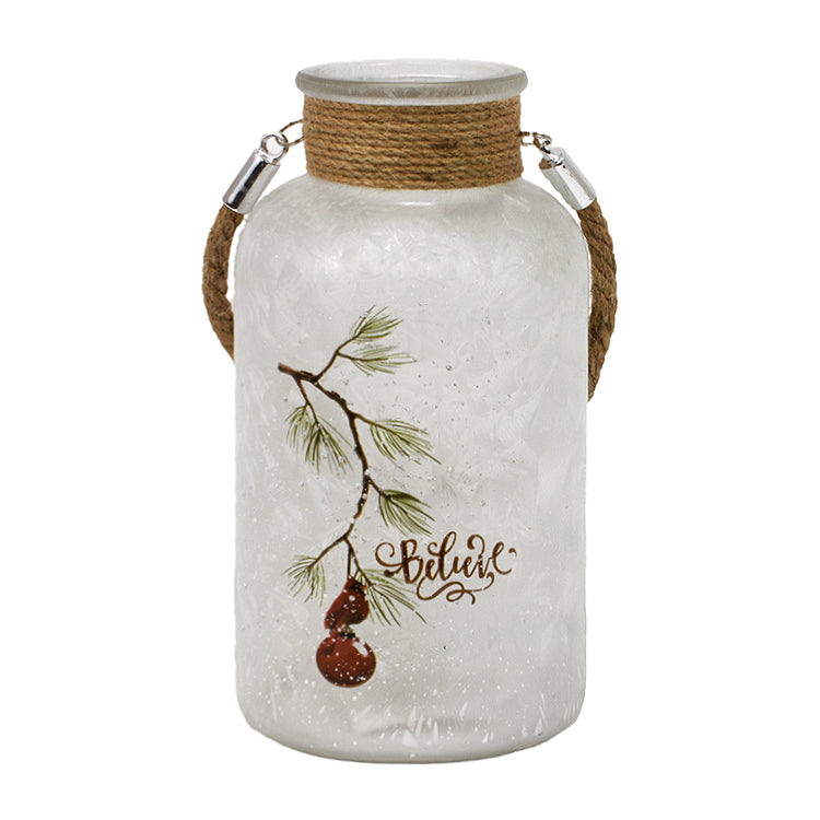 GXS13564 - Believe Glass Jar