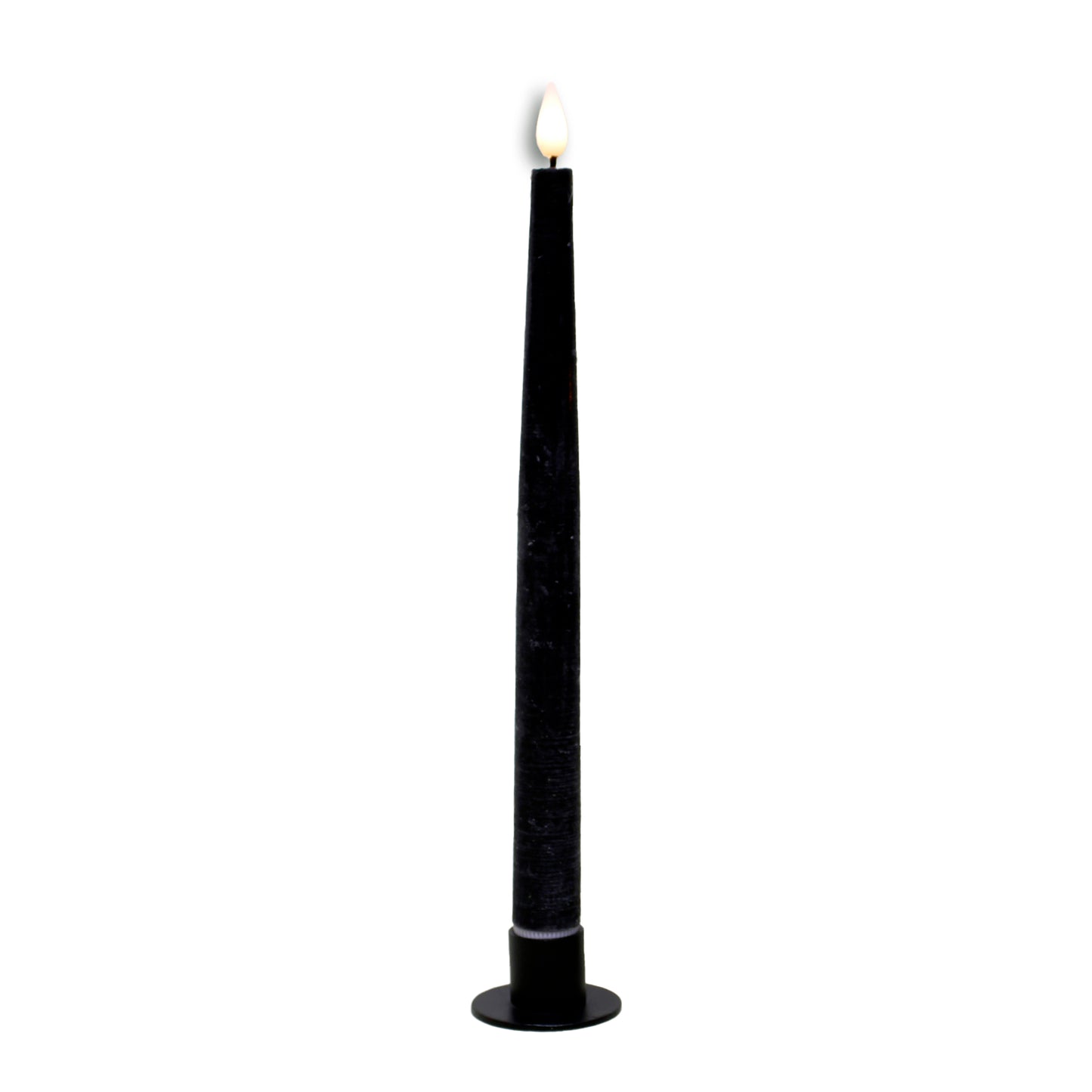LAS41023T - Tall Black LED Taper
