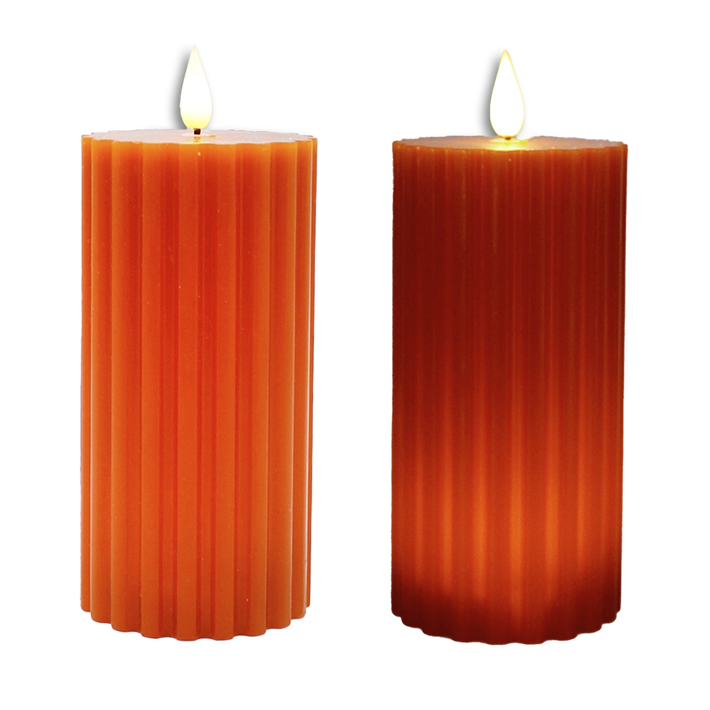 LAS41034-6T - 6 in tall Apricot Breeze LED Pillar