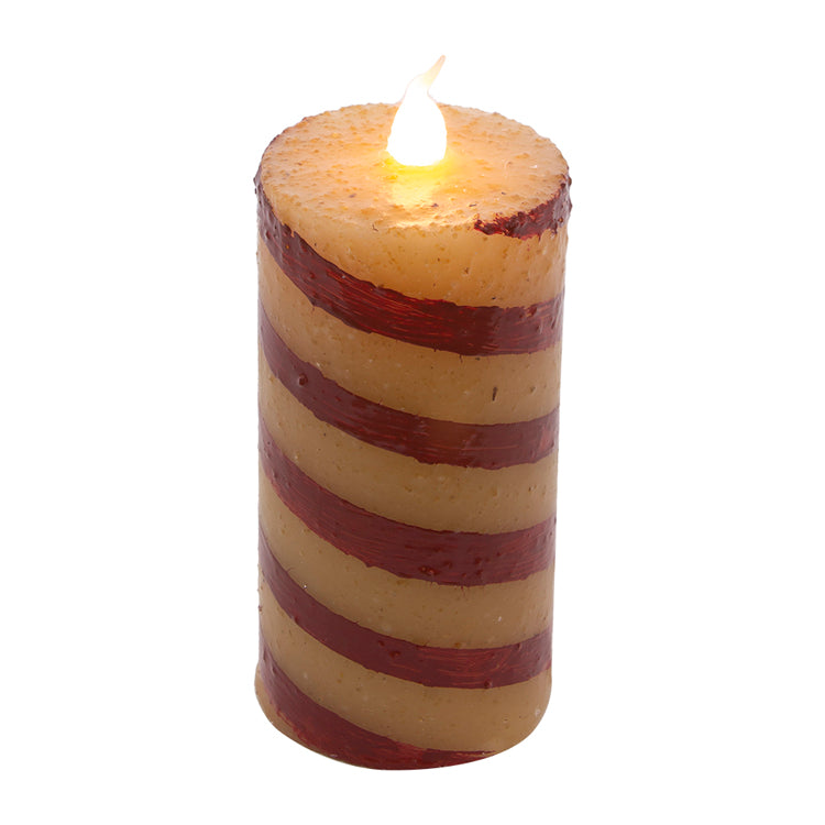 LXS09434T - Tall Candy Cane Votive Pillar
