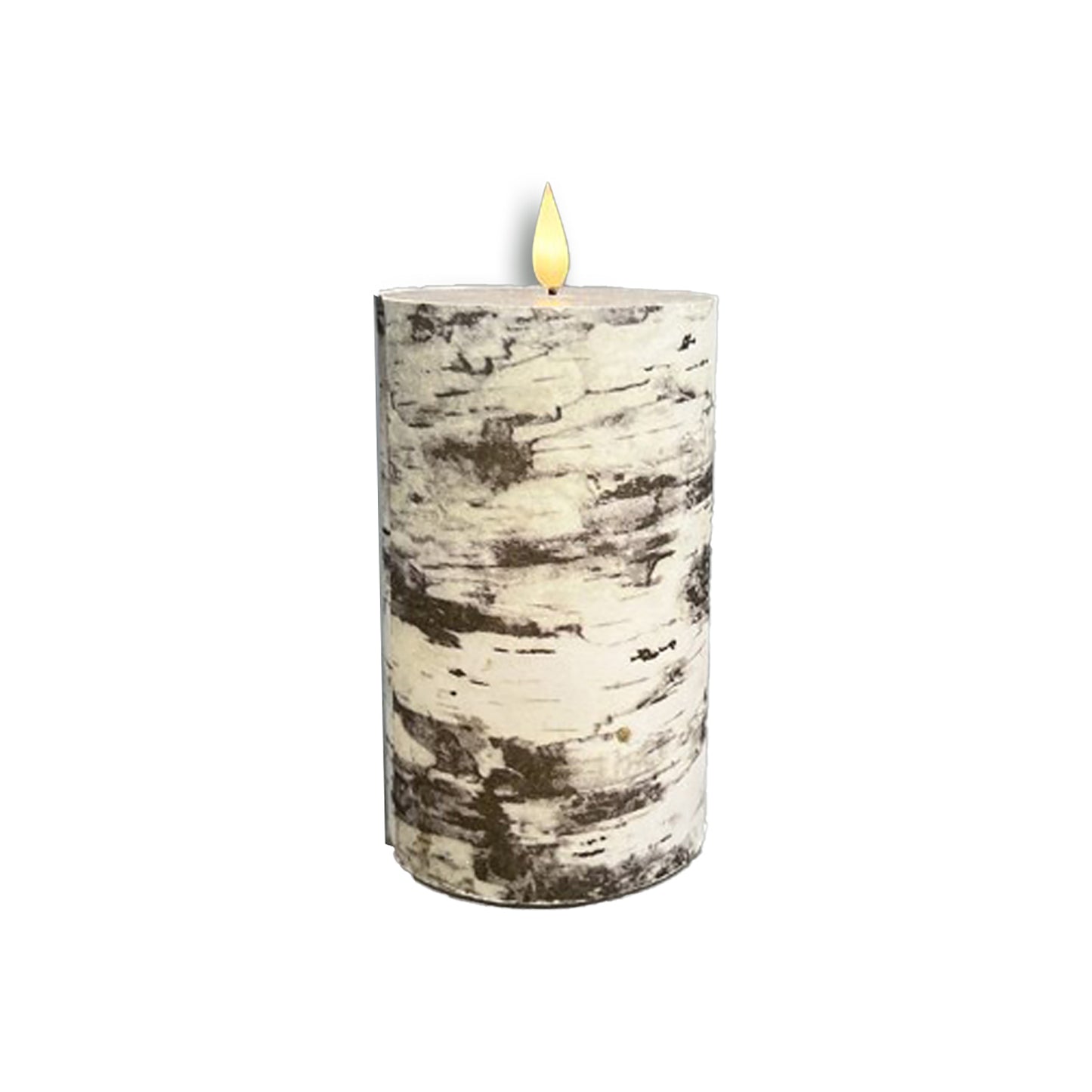 LXS39305T - 6 inch Birch LED Pillar Candle