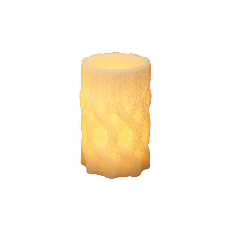 LXS39316T - Large Braided LED Pillar Candle